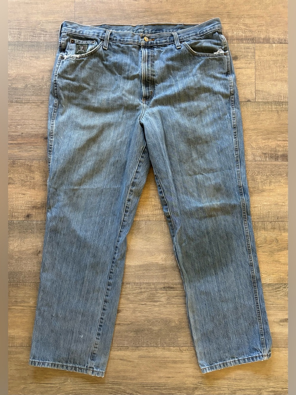 Cinch men’s size 40x32 lot of flawed straight leg green label medium wash jeans - Picture 3 of 15